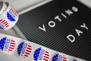 political advertising on social media - vote stickers